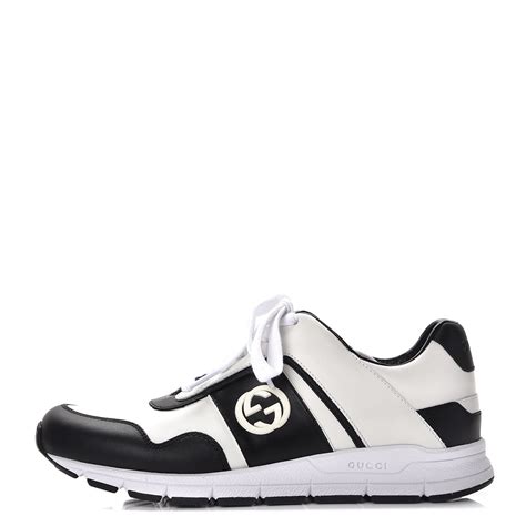 gucci calfskin sneakers 37 black white|Gucci GG Low Top Sneaker (Women) .